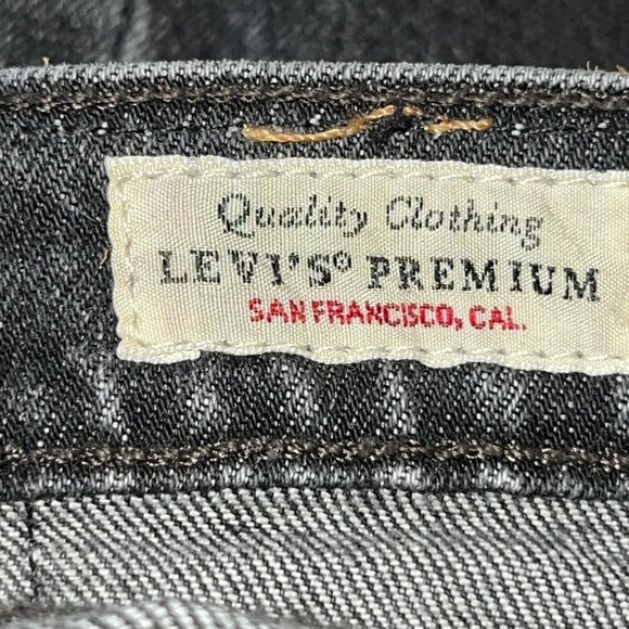 LEVI'S BIG E 501's Skinny - Faded Black Wash - Premium Denim - W26 L 28 - Picture 15 of 16